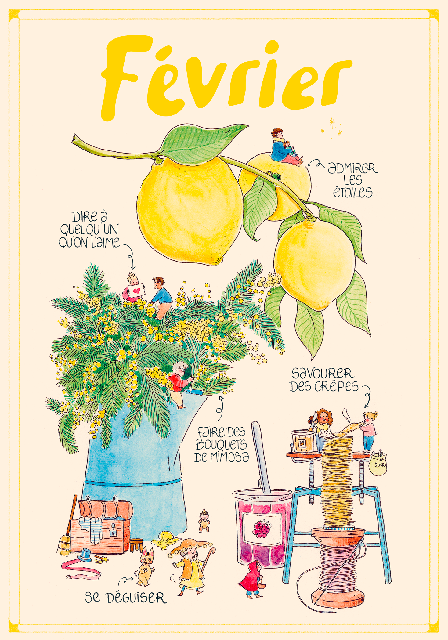 Détail Février — La Toute Douce Liste